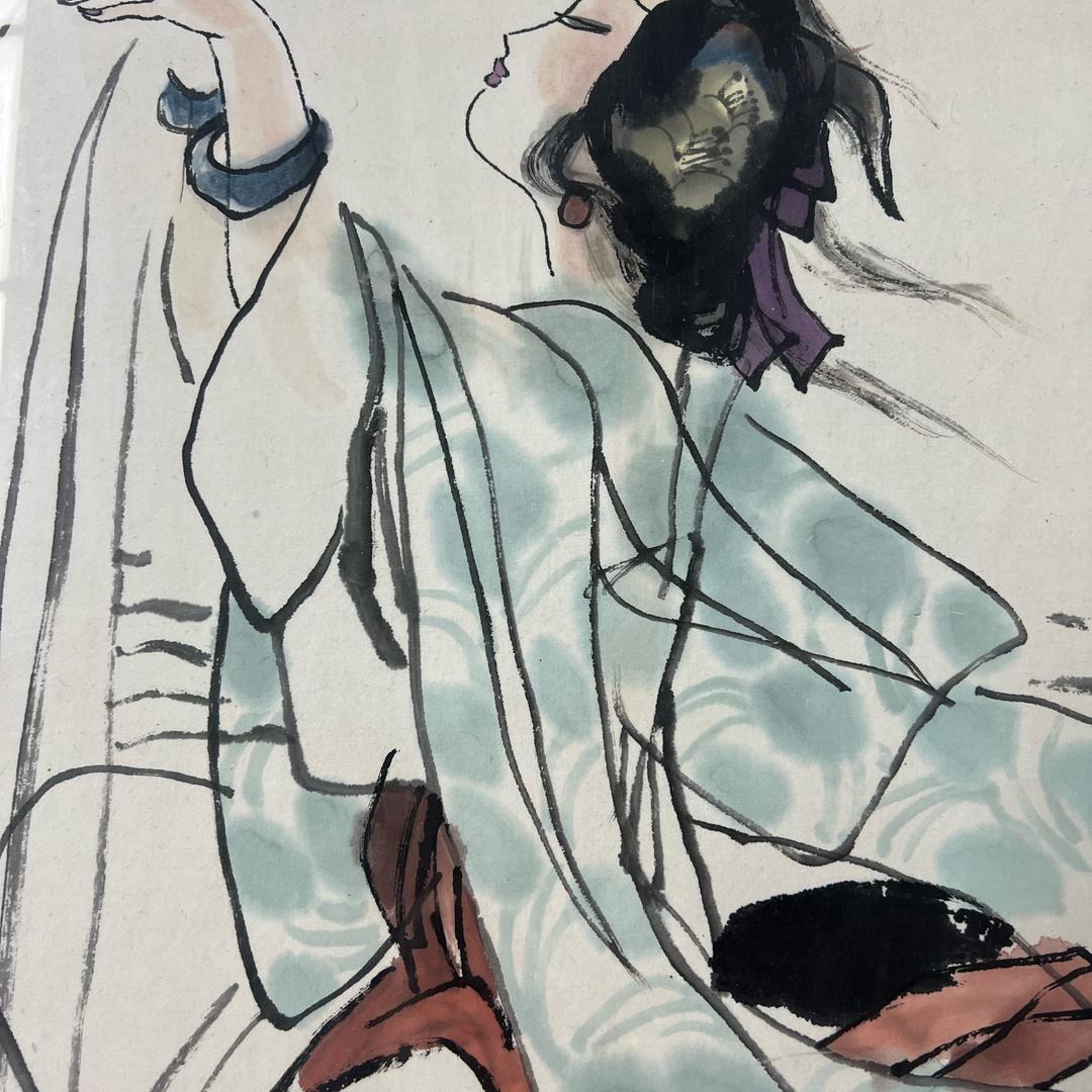 双麦丰字画