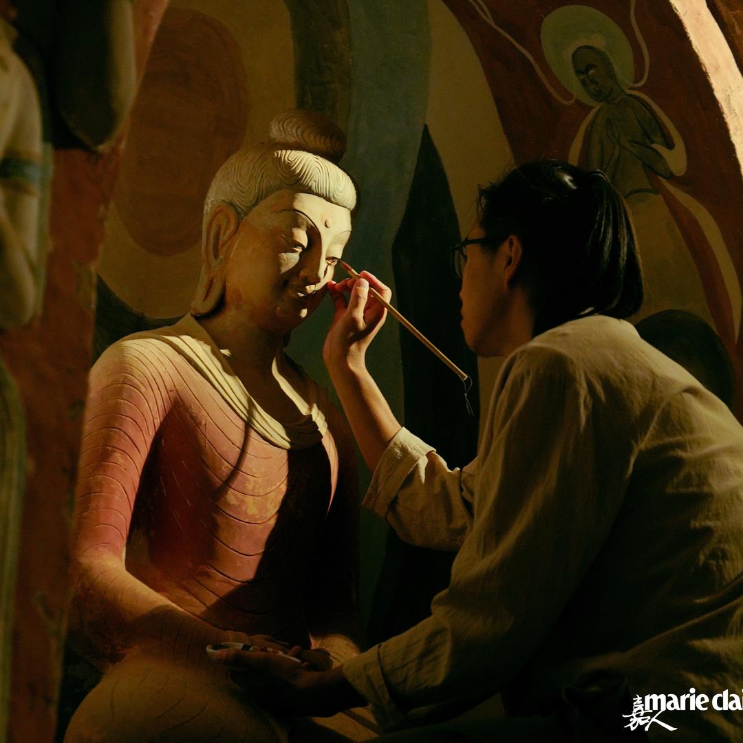 敦煌彩塑尤路平