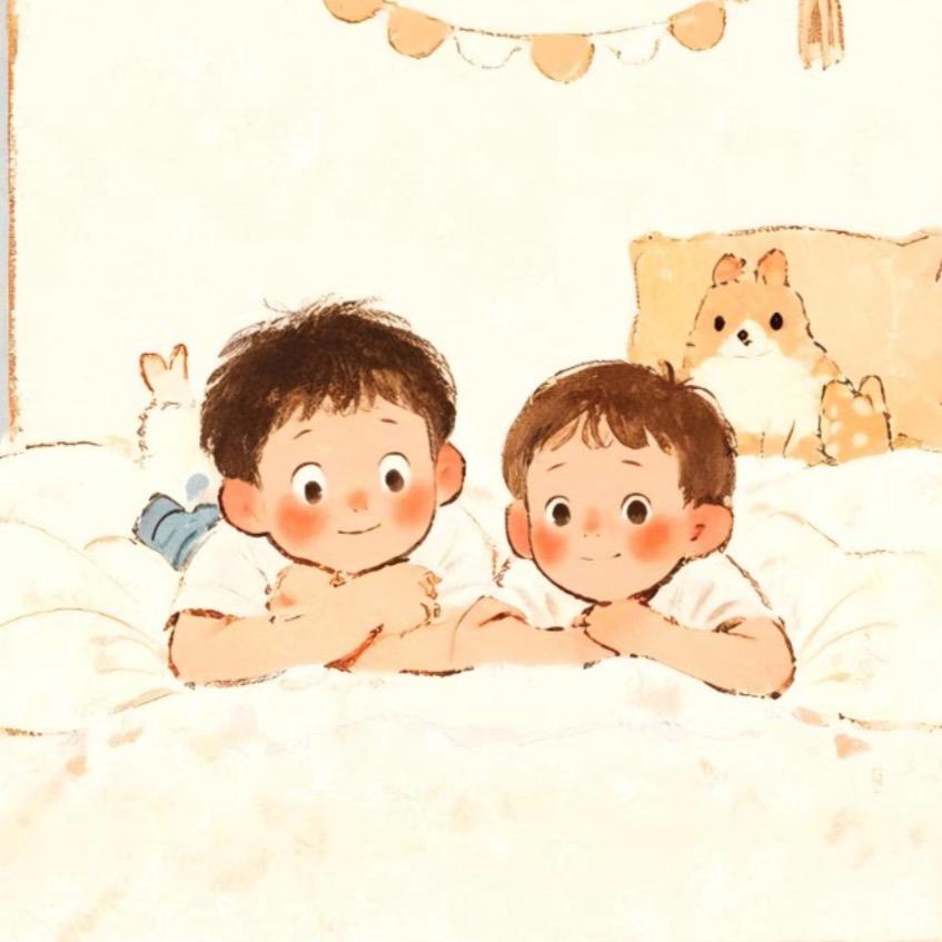 两个小可爱🐣