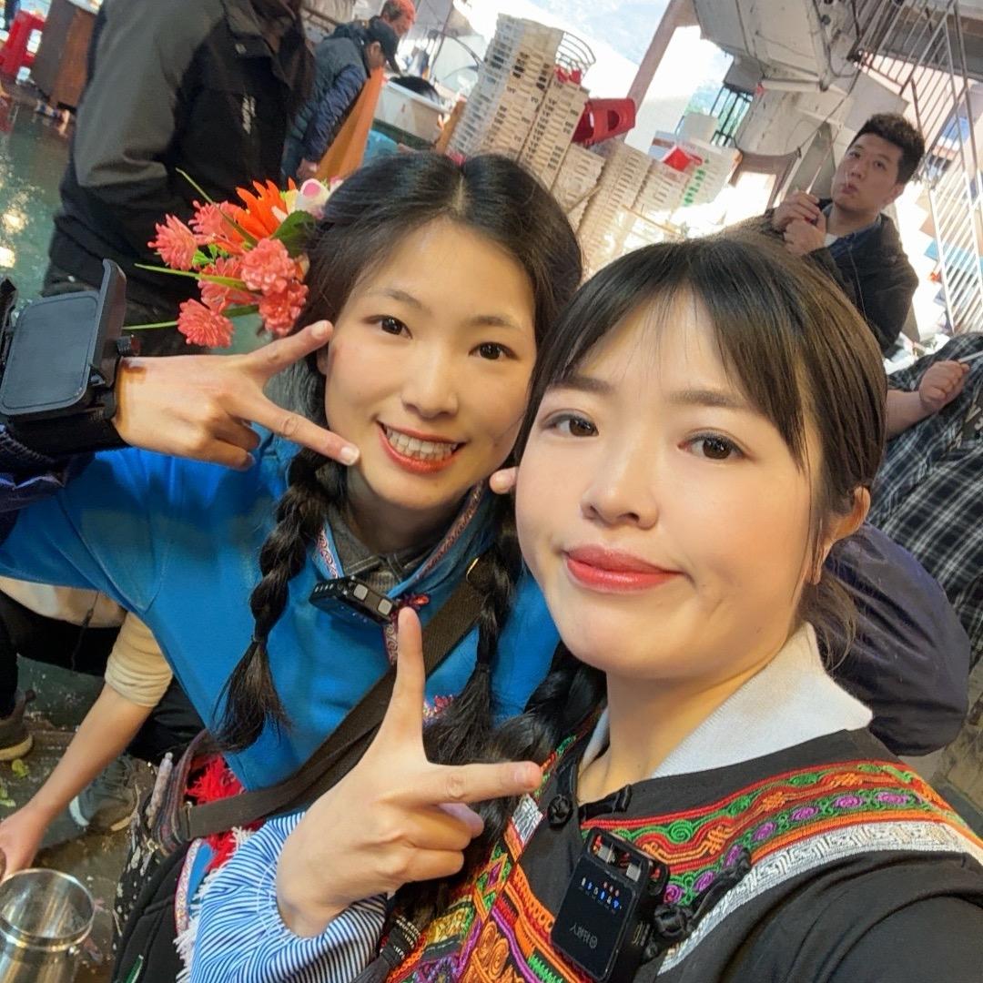 （琳三妹）和贝贝