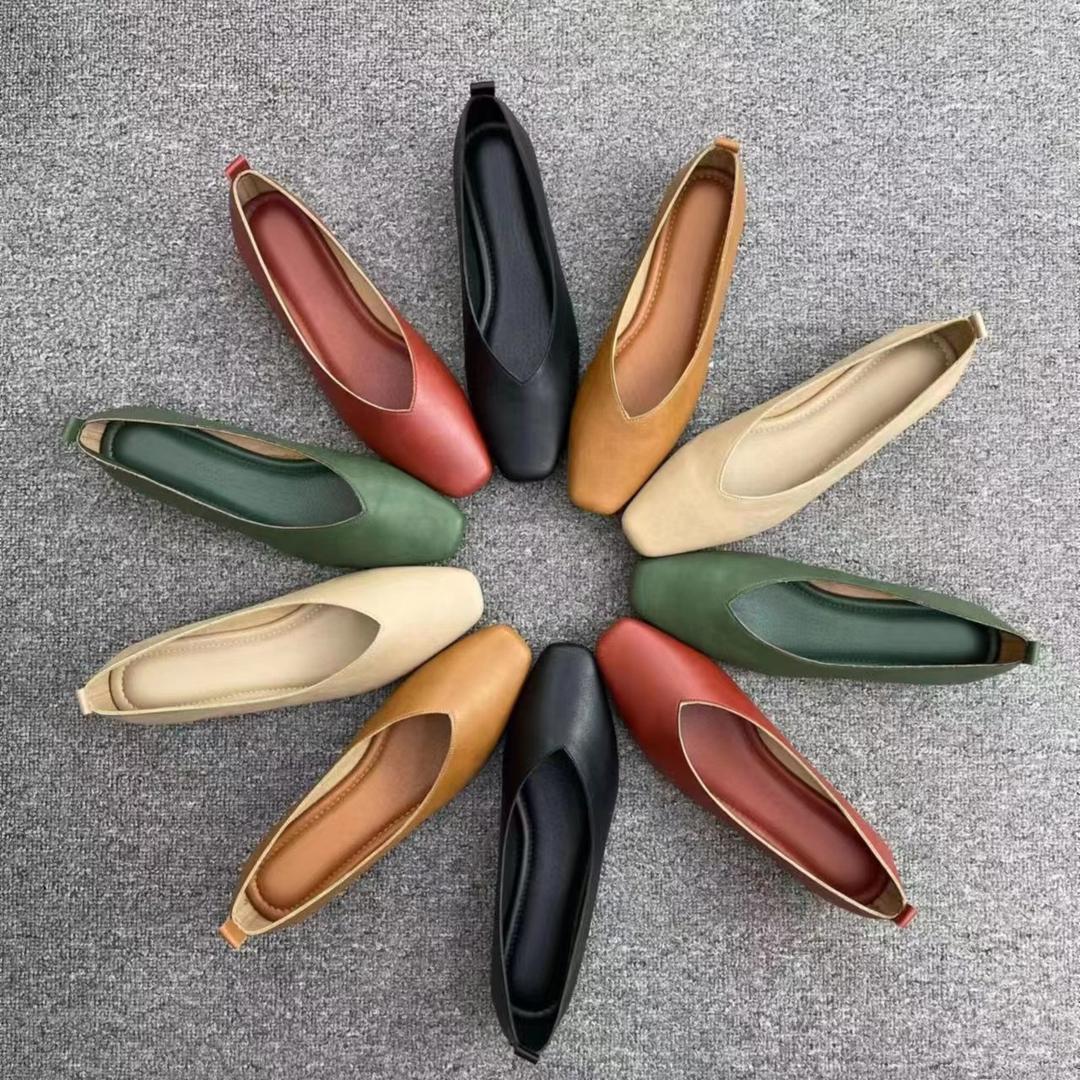 浅桔手工女鞋工厂店