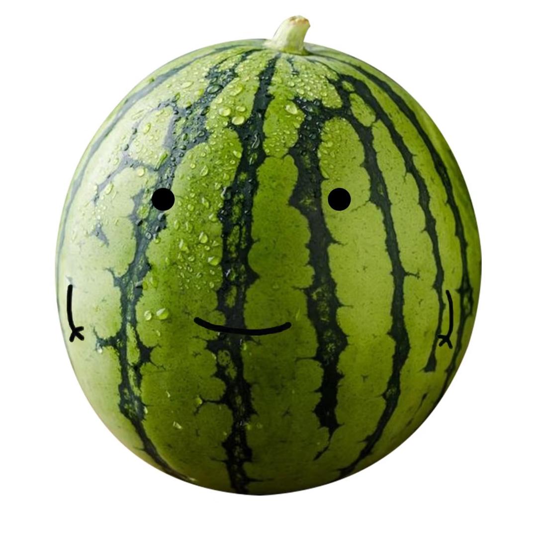 200斤裂纹绿皮大西瓜.