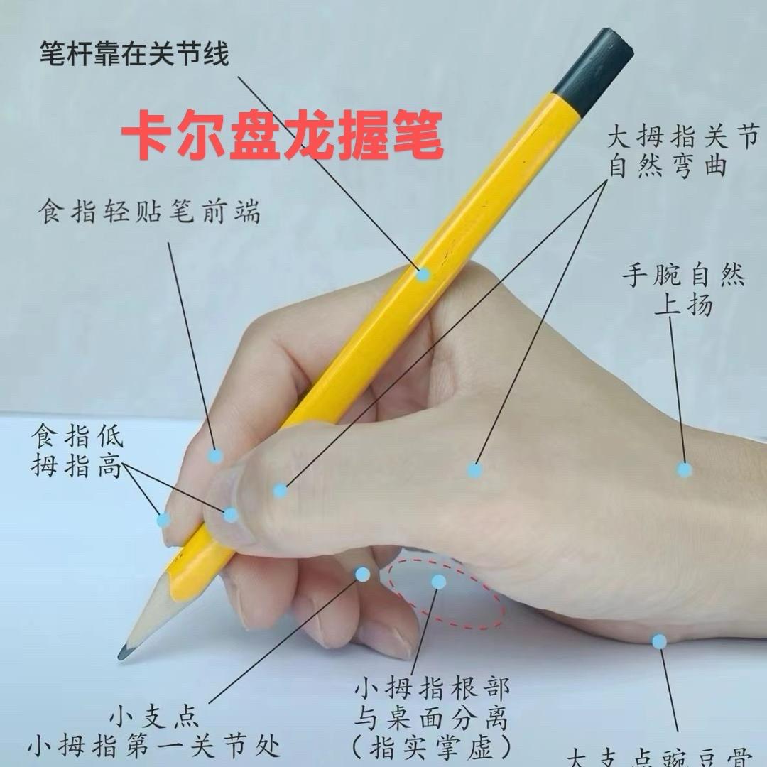 卡尔老师教书法（快速纠握笔练好字）