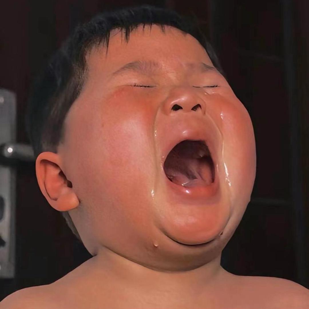 圆圆的脑袋.