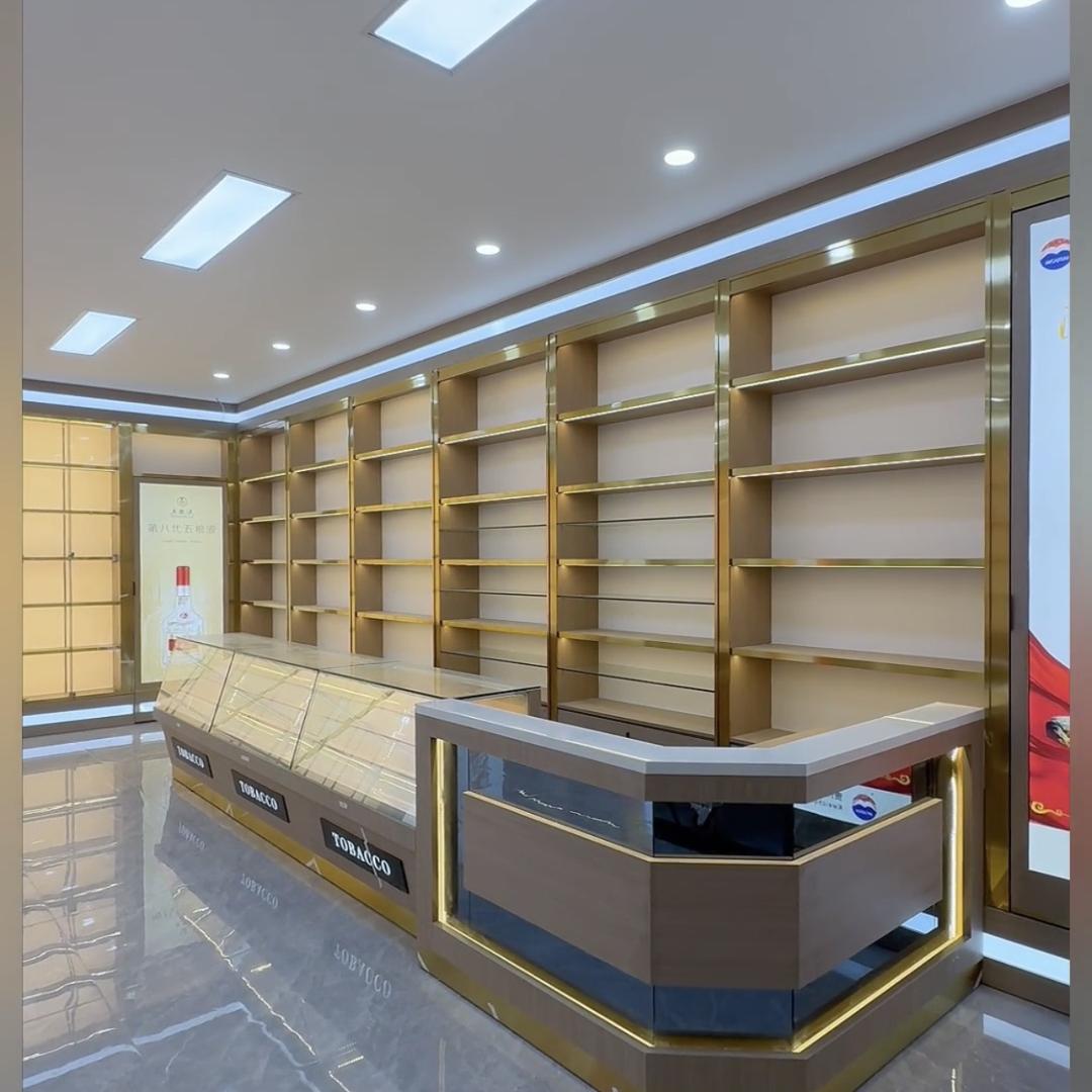 华怡烟酒展柜定制工厂