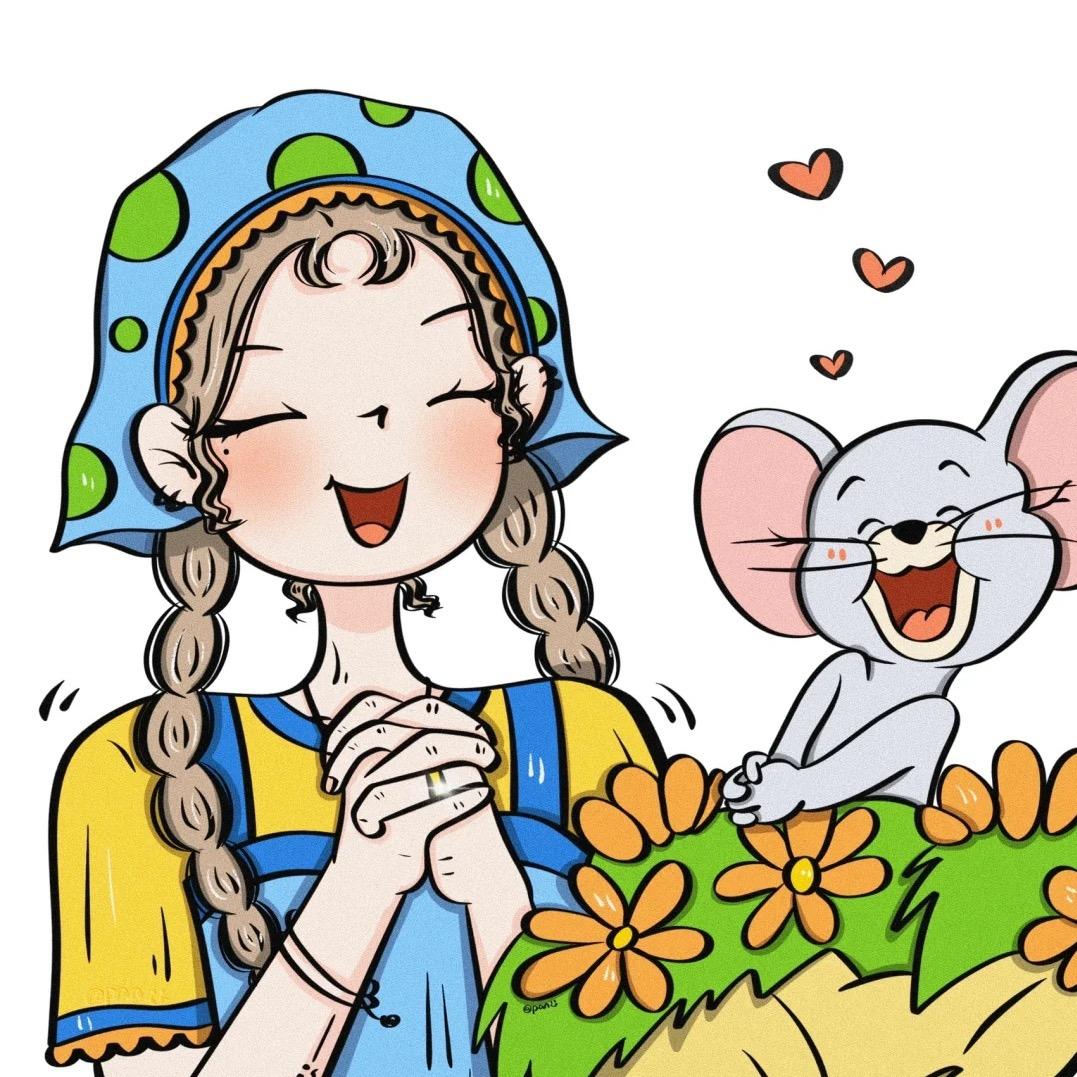 掉了颗大白兔