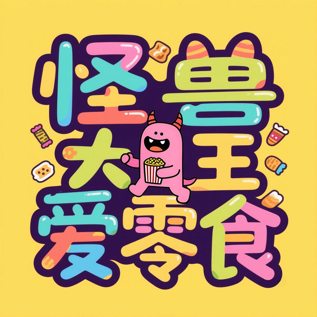 怪兽大王爱零食