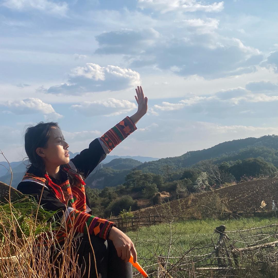 农村小花收山货啦
