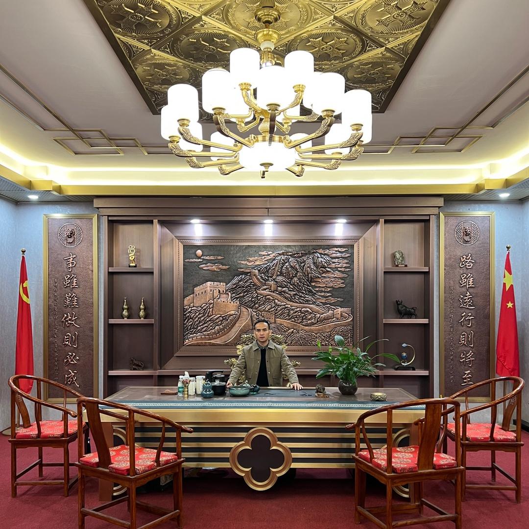 恒爵铜门铜艺（中式门楼）