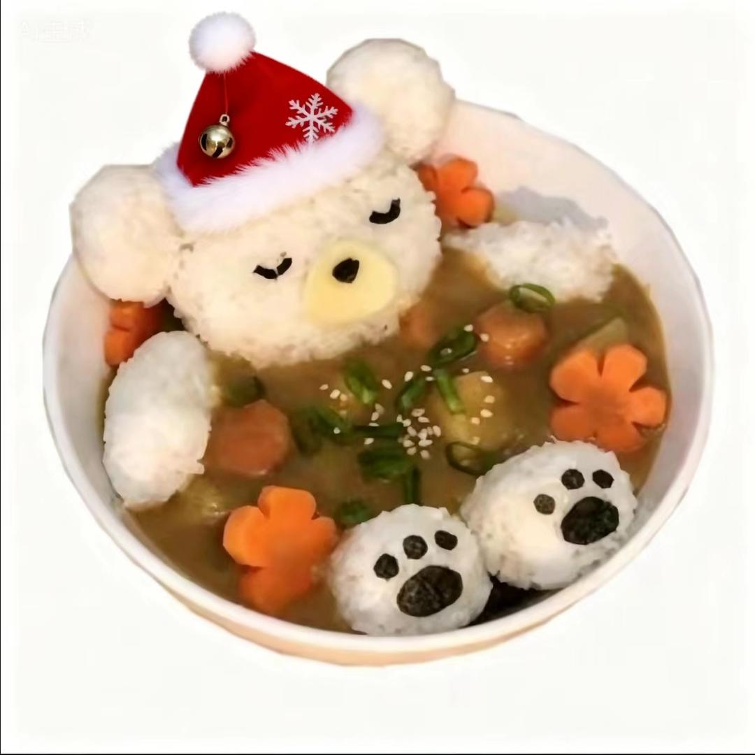 小熊咖喱被汤