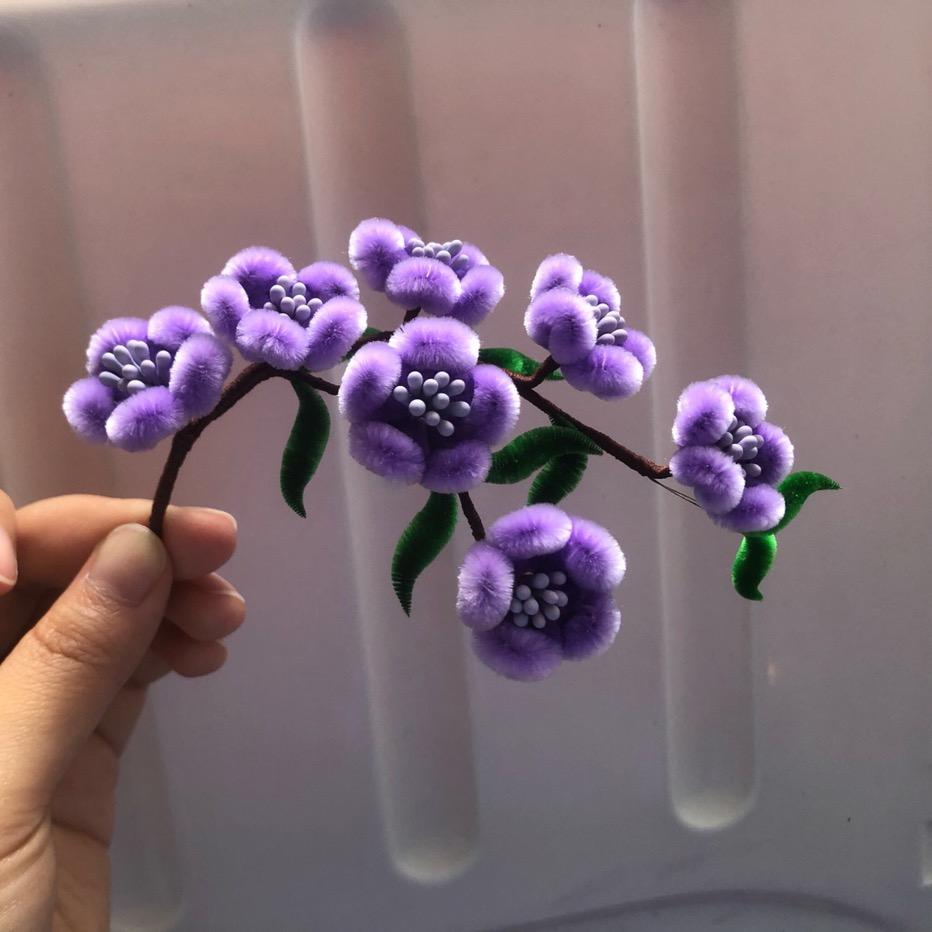 猫咪汉服头饰绒花手作店