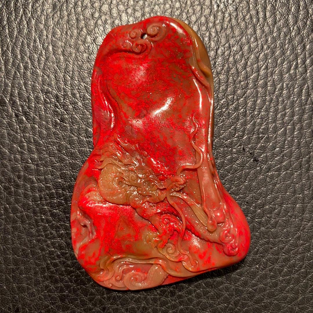 昌化鸡血石 聚玺斋