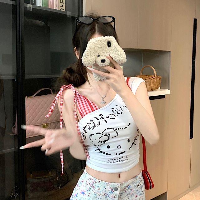 简麦麦吊带背心