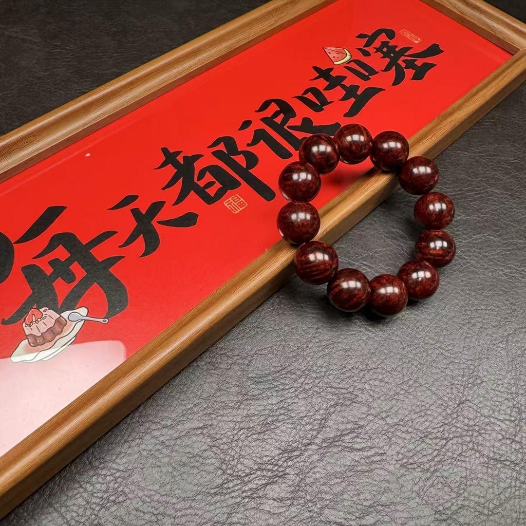 三不文玩（无胶无蜡紫檀）