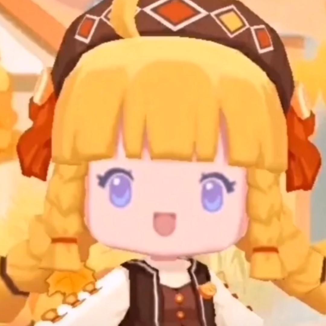 甜甜的小妮子