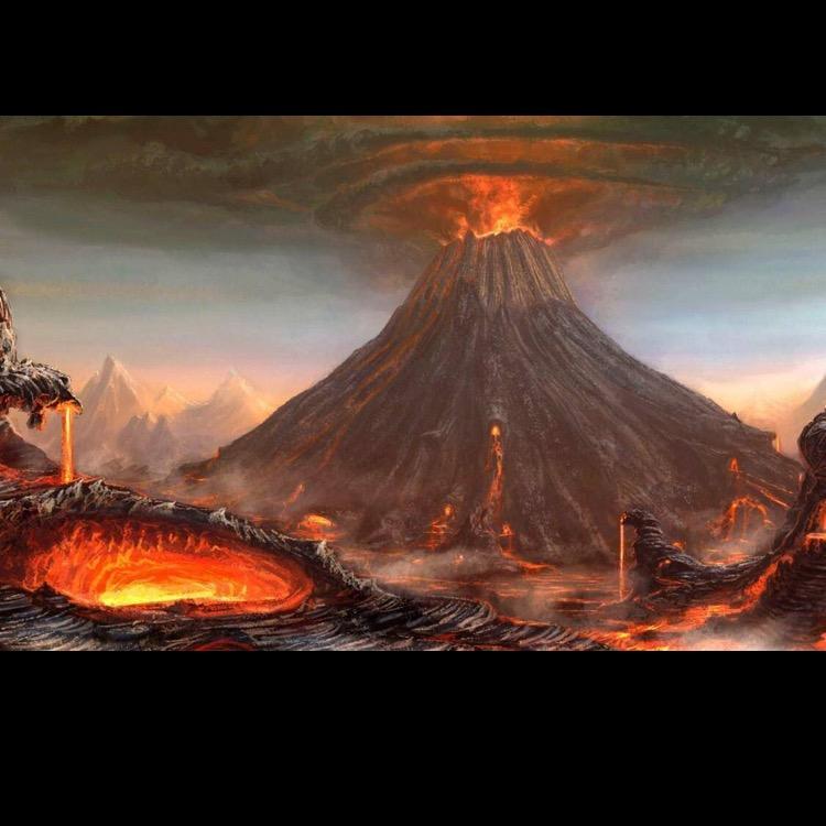灿烂火山