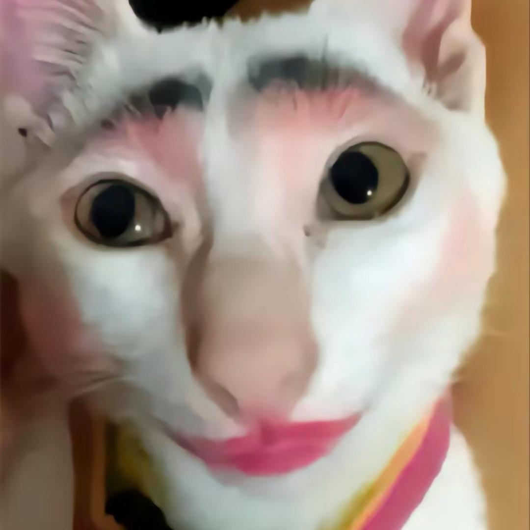 ：）