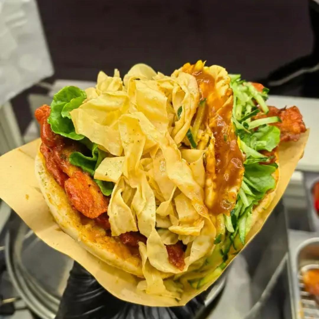 哇塞 超大里脊肉饼🥩