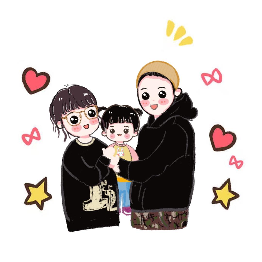 妮可儿一家