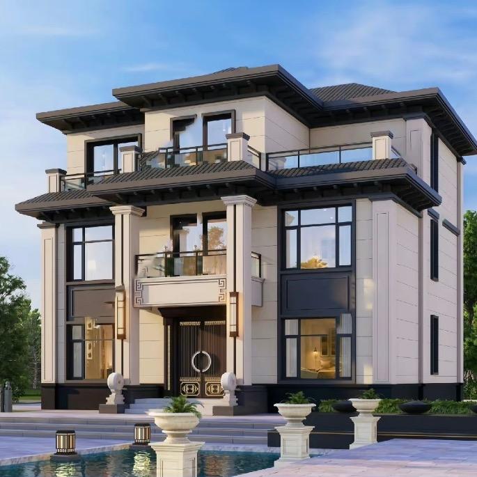 息冢老二新欧高端别墅外墙装饰