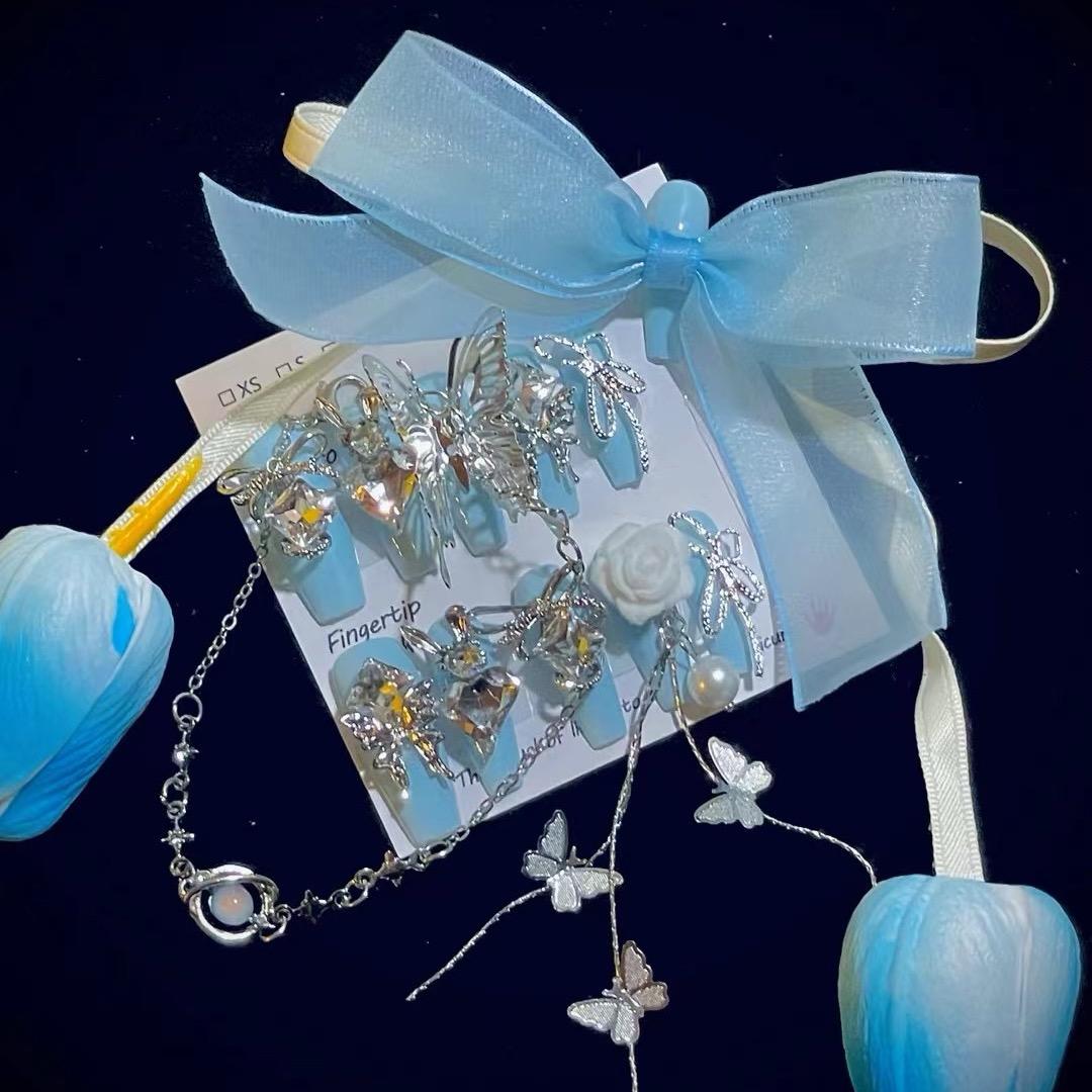 燡哥金指魅影满钻重工穿戴甲