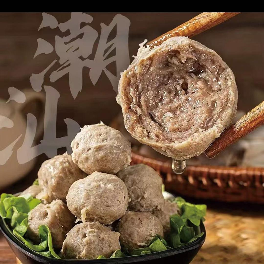 芝尔庄夜市潮汕爆辣牛筋丸