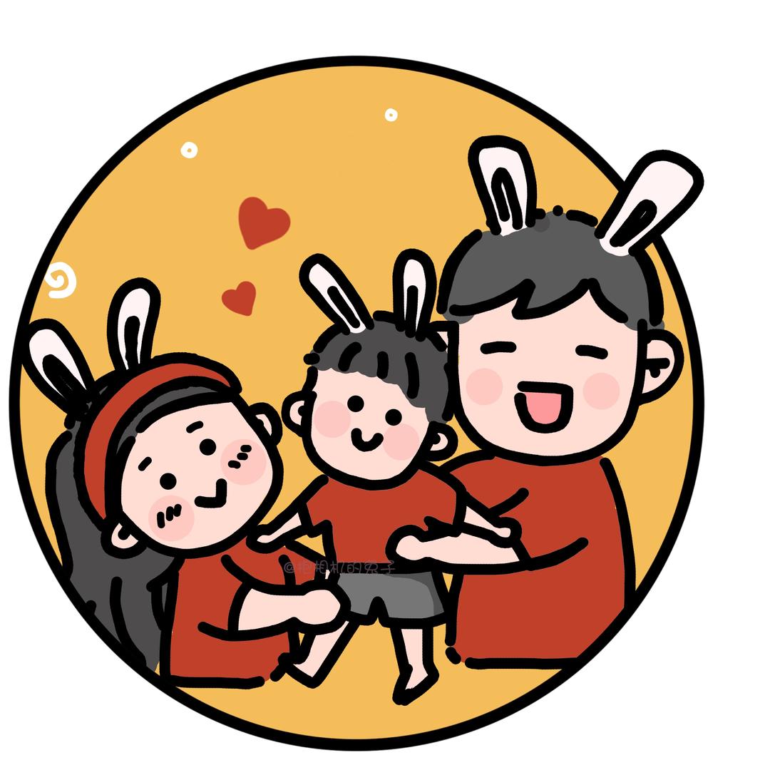 抱相机的兔子