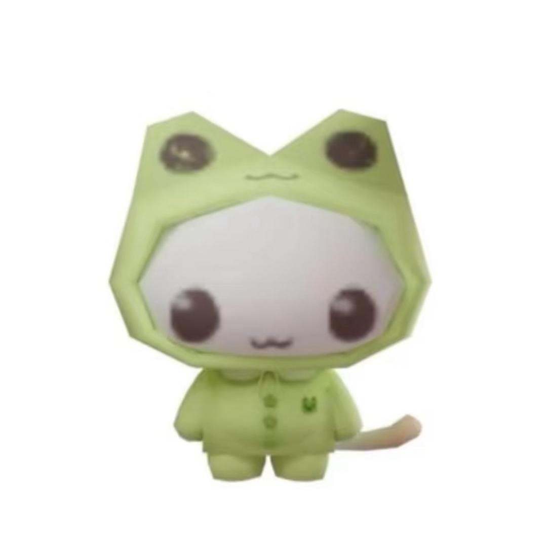 一只淋雨的青蛙