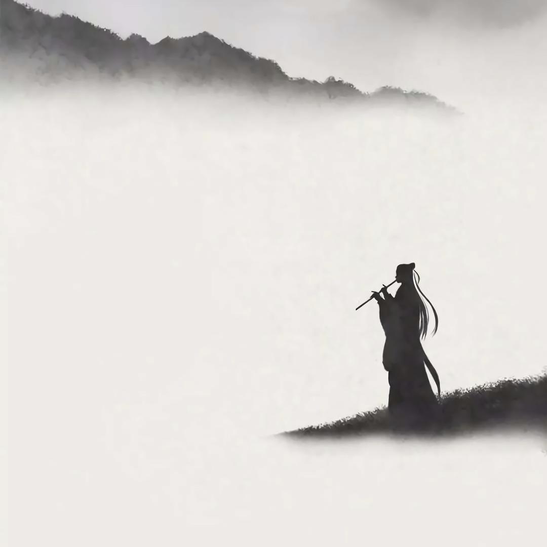 清风拂月影成双