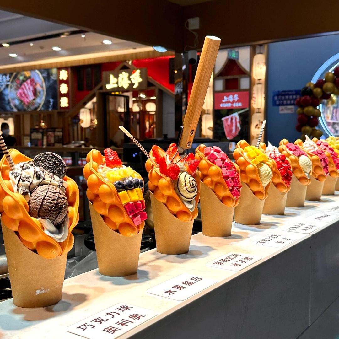 大宝家鸡蛋仔现磨豆花