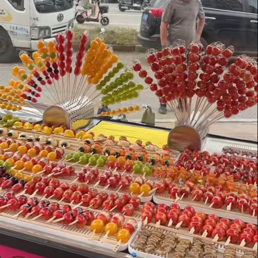 儿媳妇做的糖葫芦好好吃呀