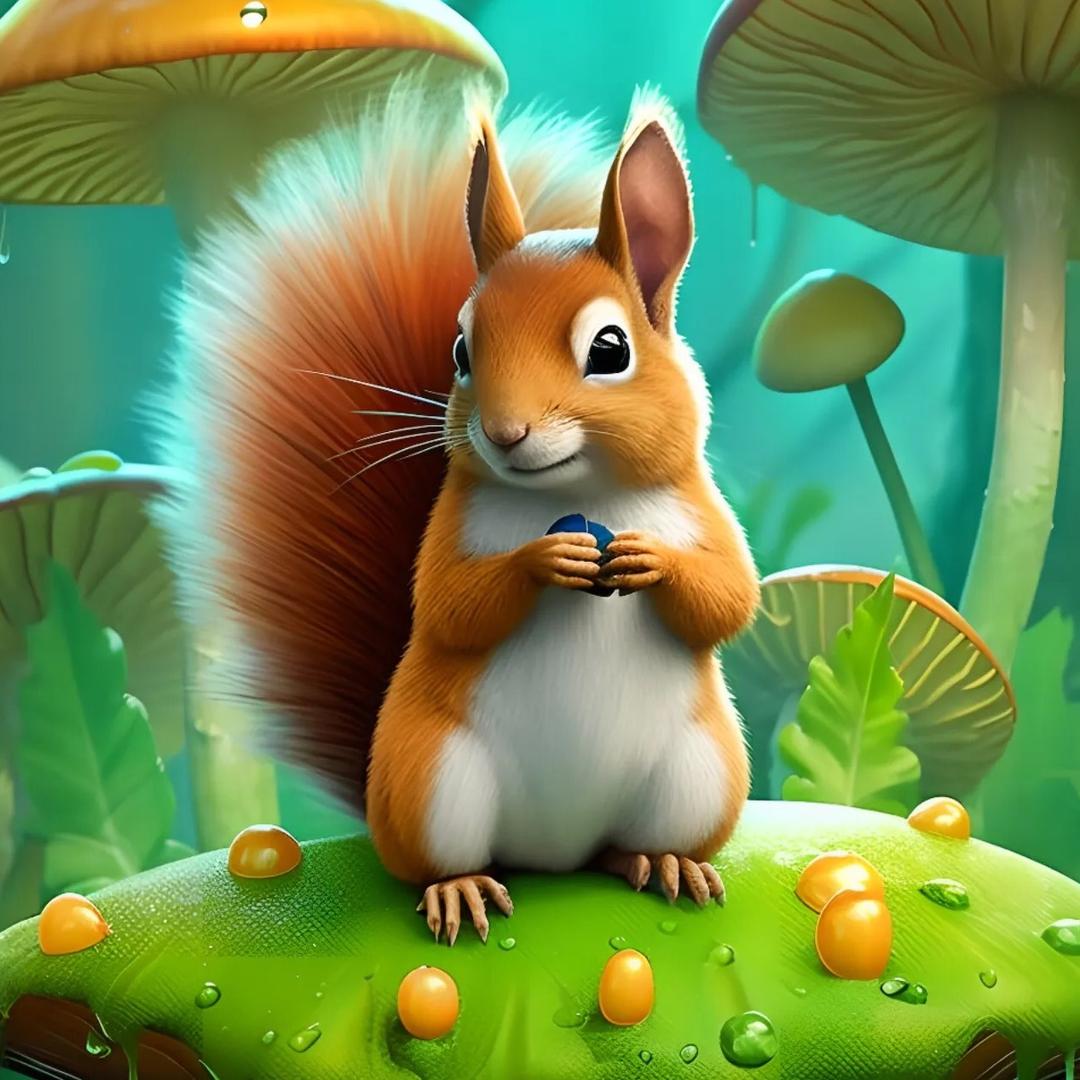 一只小松鼠🐿️