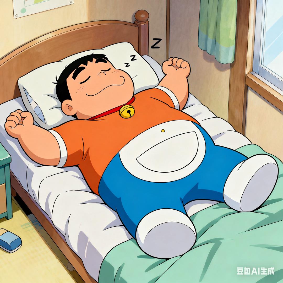 爱睡懒觉的胖虎