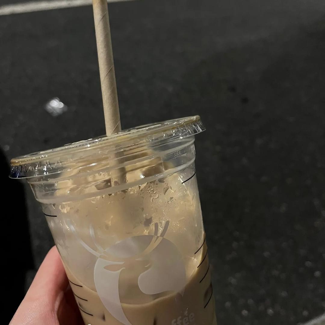 一杯生椰拿铁加🧊