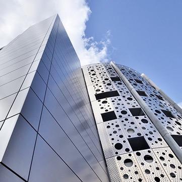 铝单板定制冲孔雕花～