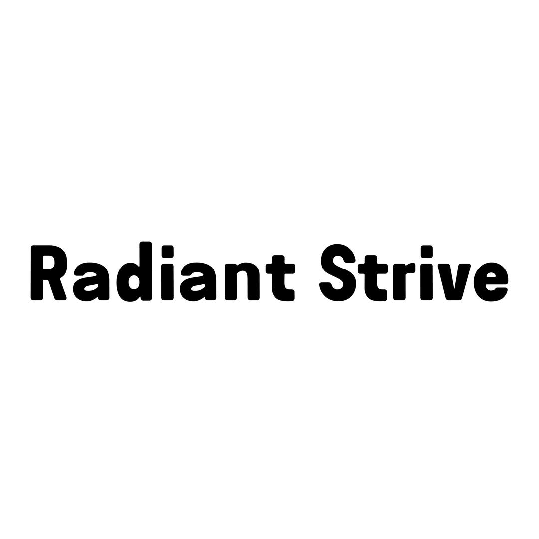RADIANTSTRIVE潮流服饰