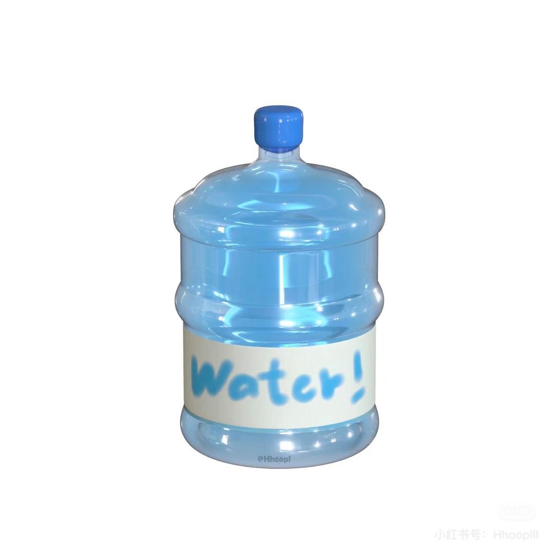 我爱喝水