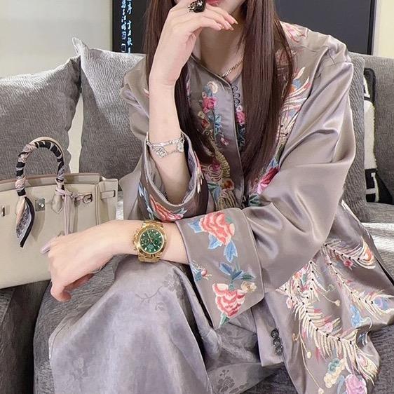 大红袍国风女装