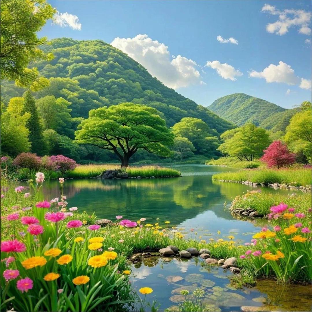 青山绿水