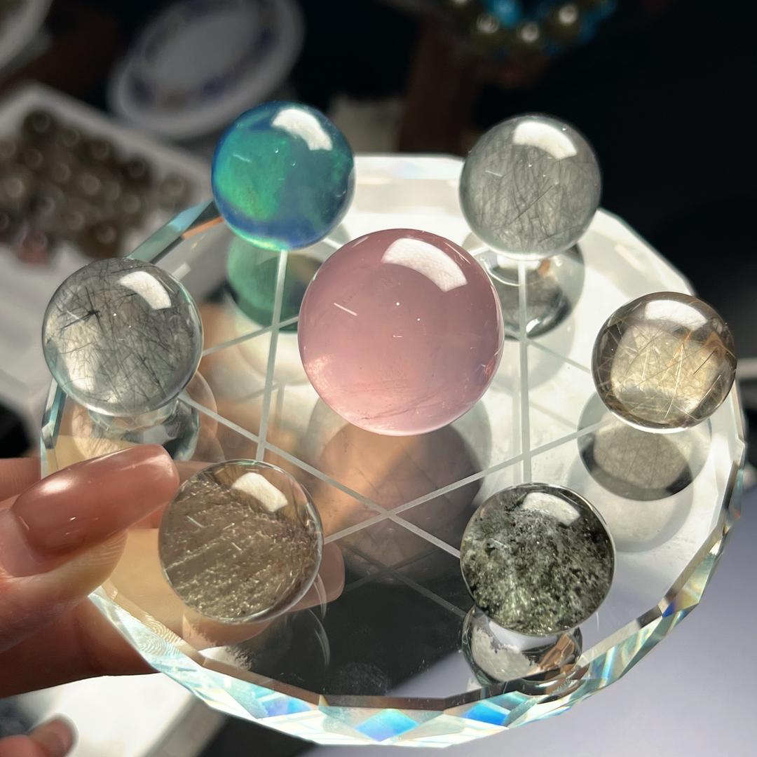 水晶修复（手磨珠 随形 方糖）