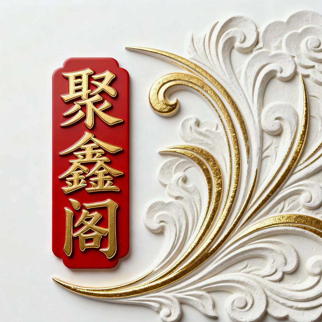 聚鑫阁浮雕描金装饰画严选