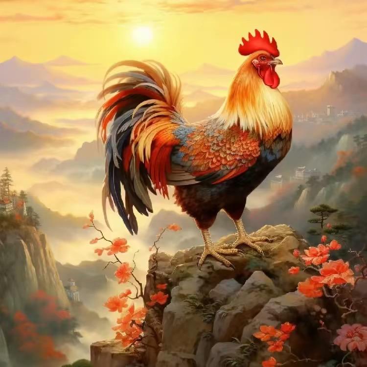 农村大院绿壳鹊山鸡