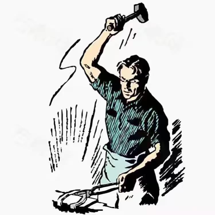 刘师傅手艺人打铁铺