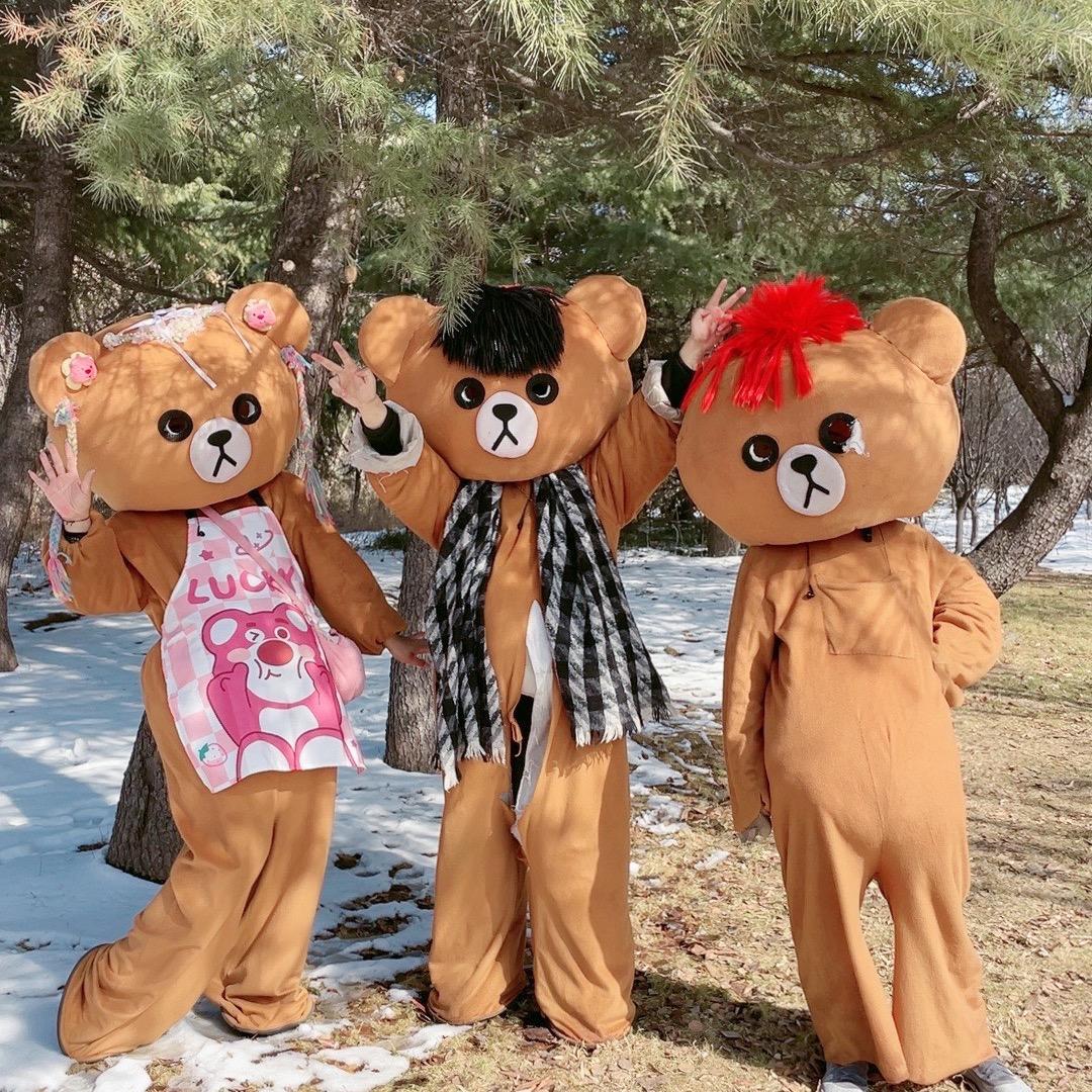 熊妞妞萝卜搞笑户外