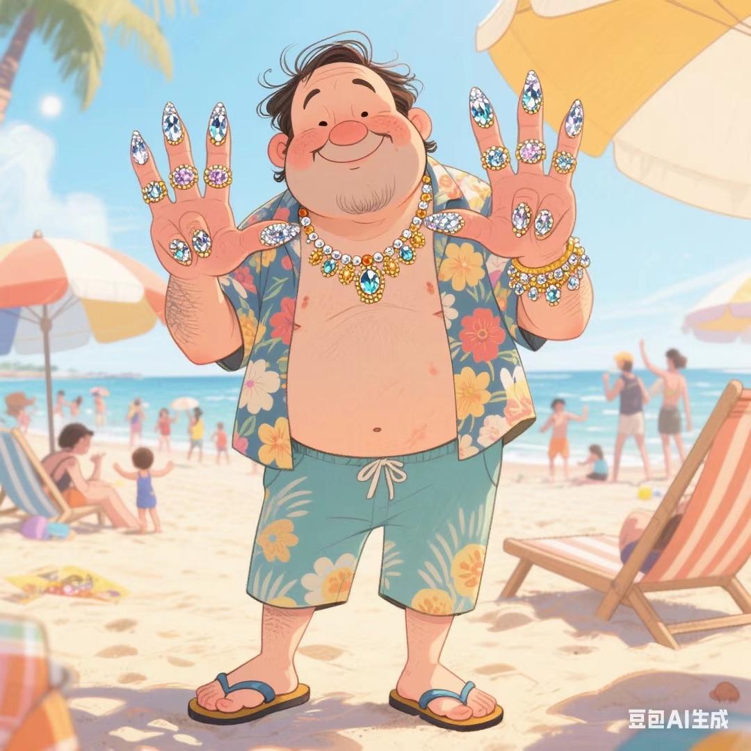 油腻大叔穿戴甲