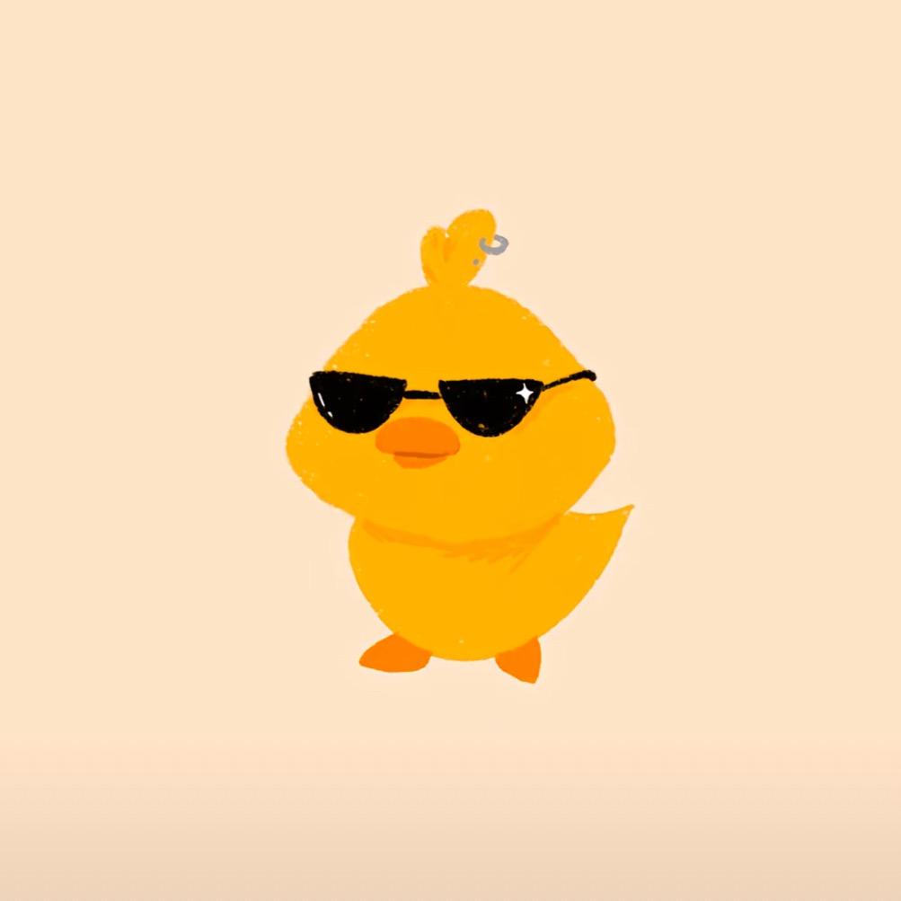 小鸭很自律