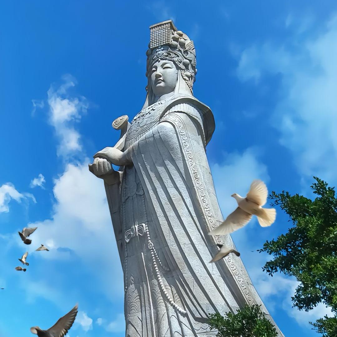 湄洲岛航拍·海中舟民宿