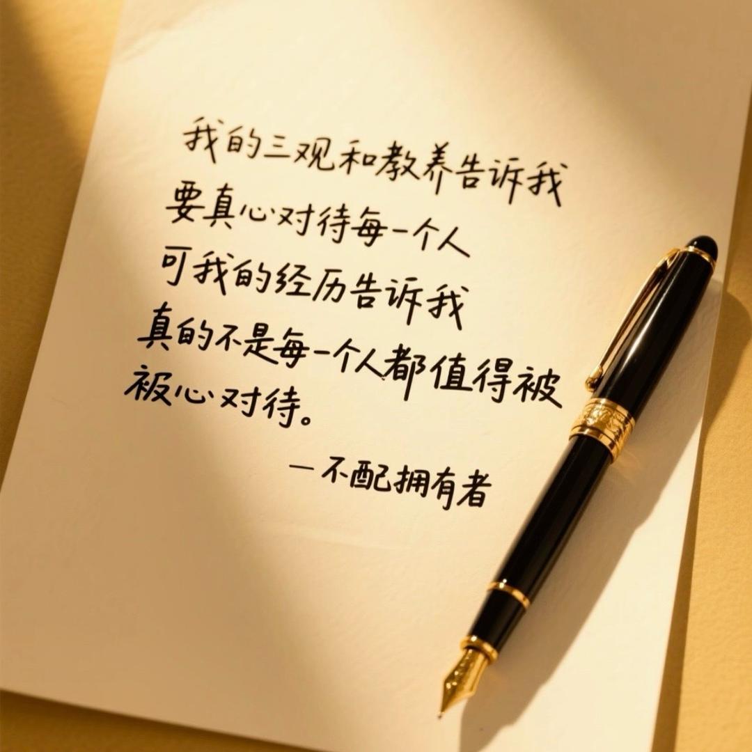 不配拥有者（文案馆）