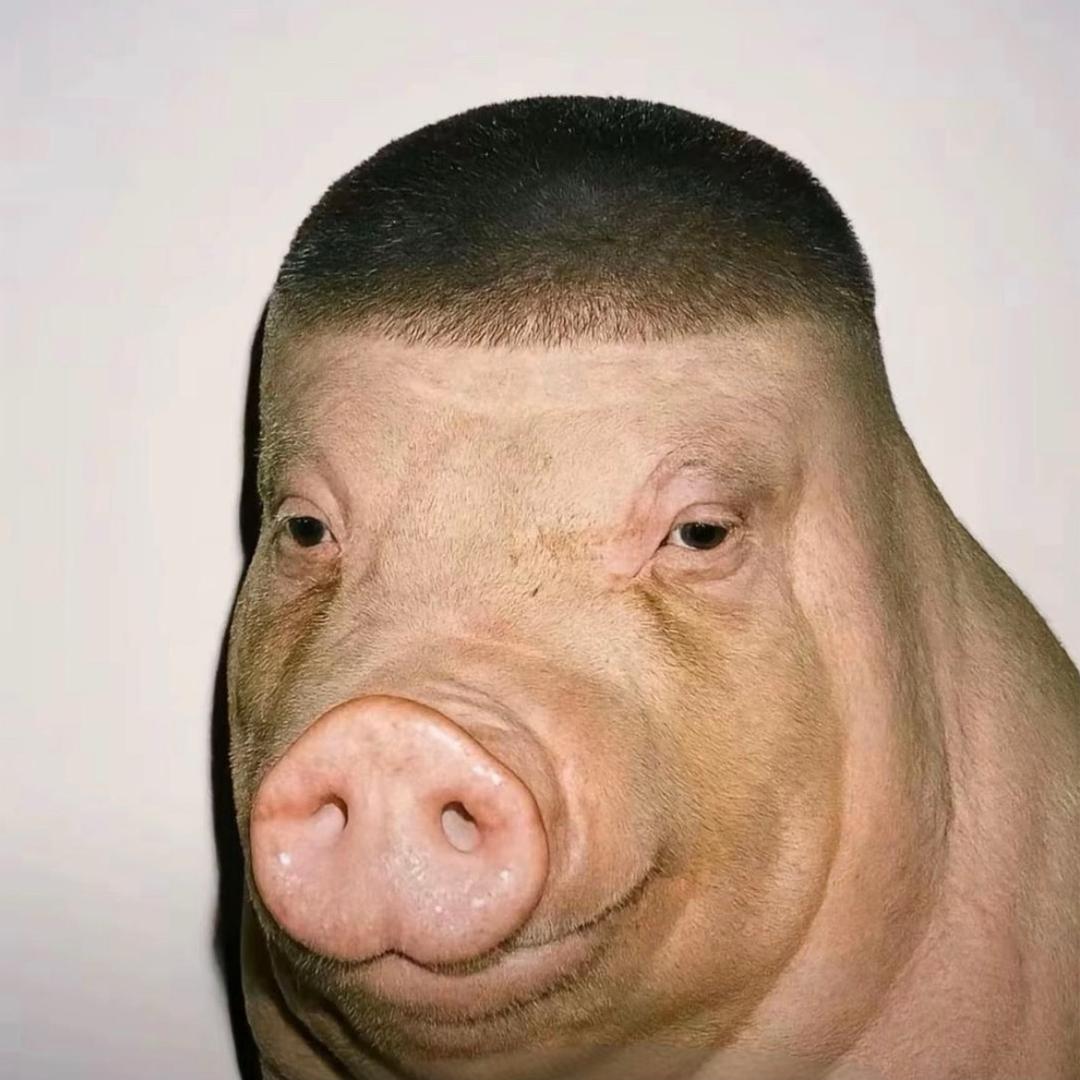 两边推光 中间留长