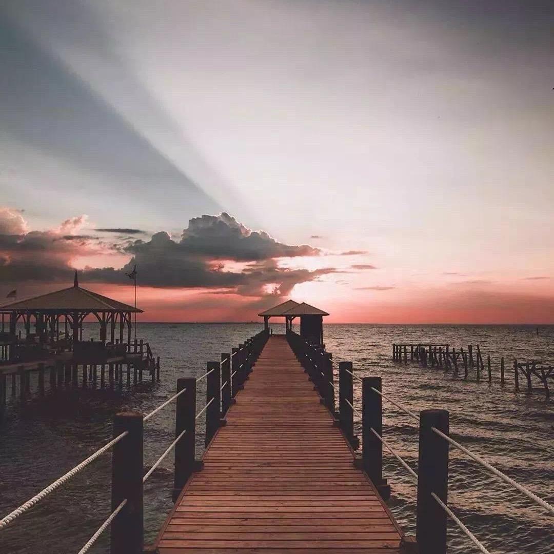 我在黄昏垂钓夕阳